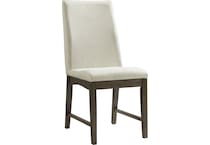 dario dapper walnut side chair   