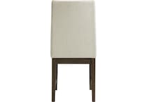 dario dapper walnut side chair   
