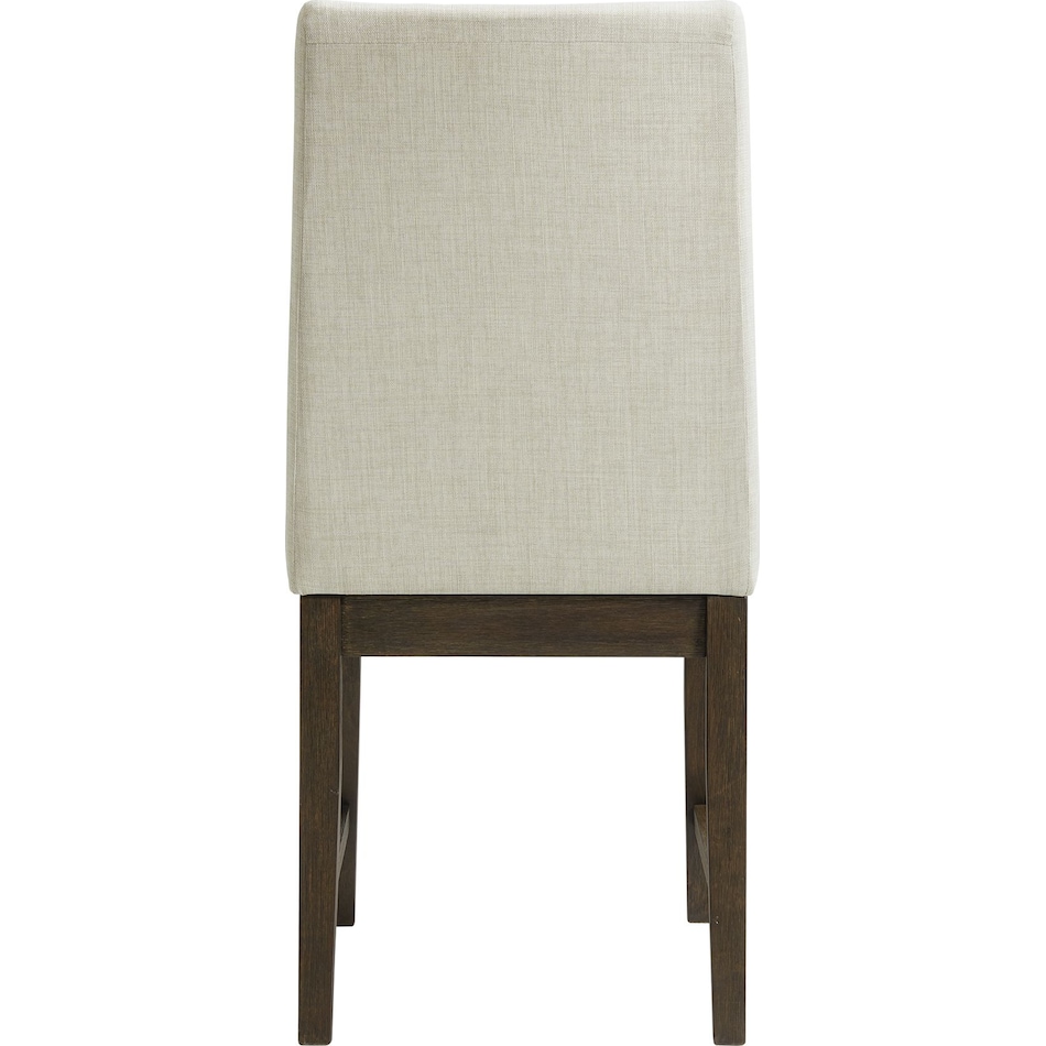 dario dapper walnut side chair   
