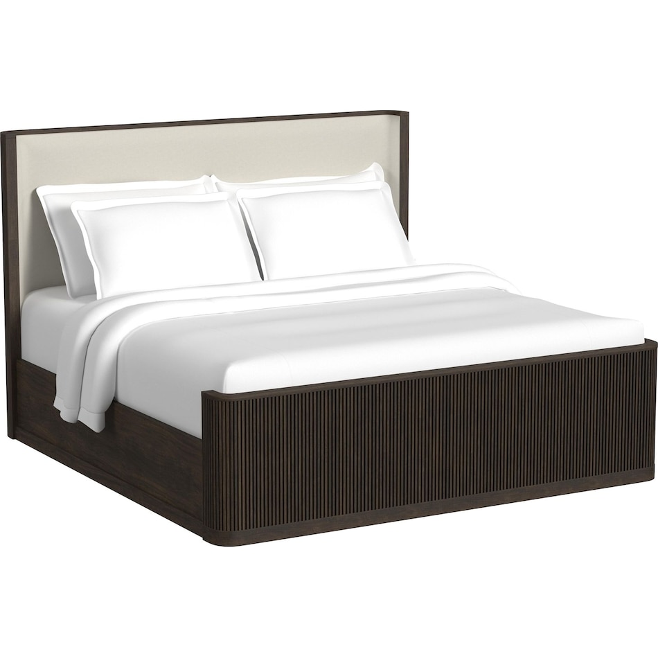 dark brown white package   