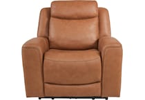 davidson carmel power leather recliner   