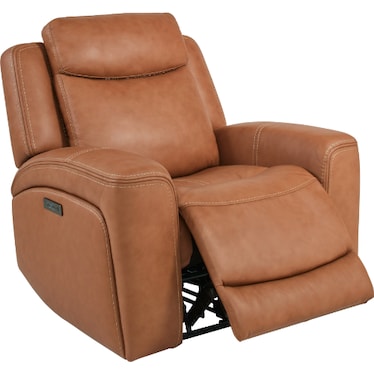 DREW & JONATHAN DAVIDSON POWER LEATHER RECLINER