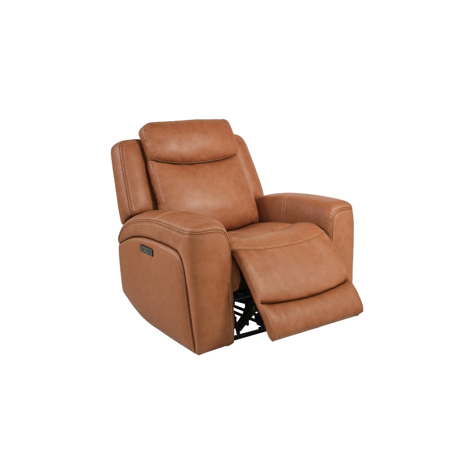 davidson carmel power leather recliner   