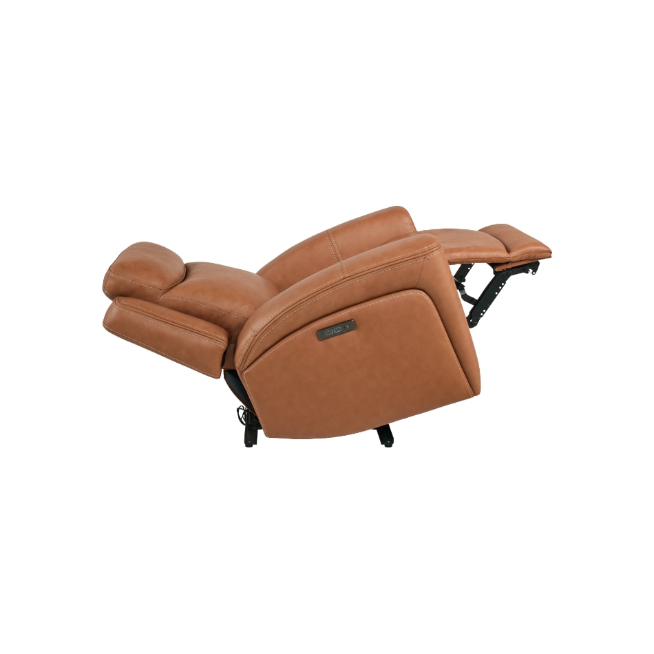 davidson carmel power leather recliner   