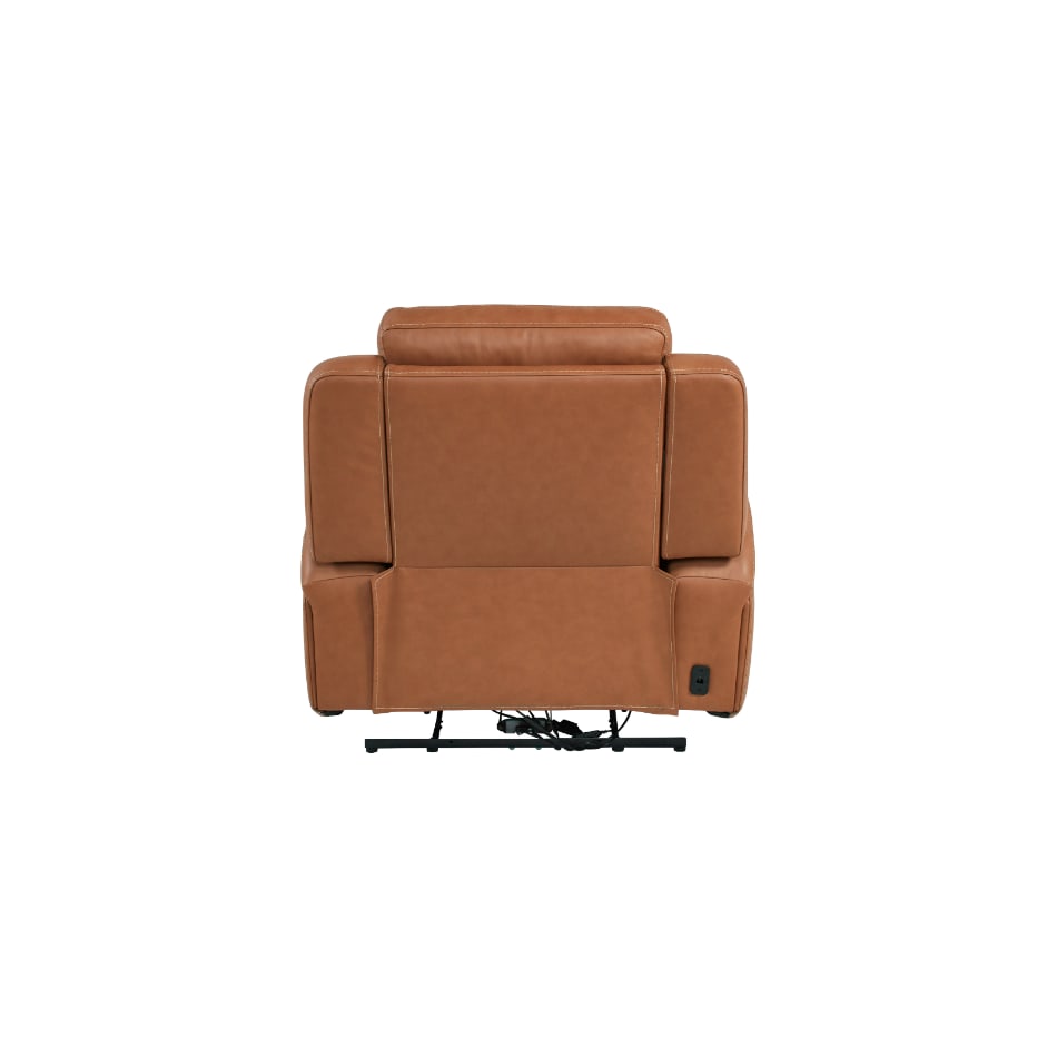 davidson carmel power leather recliner   