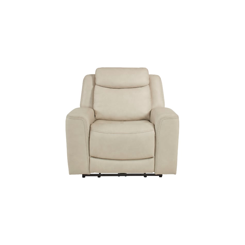 davidson platinum power leather recliner   