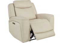 davidson platinum power leather recliner   