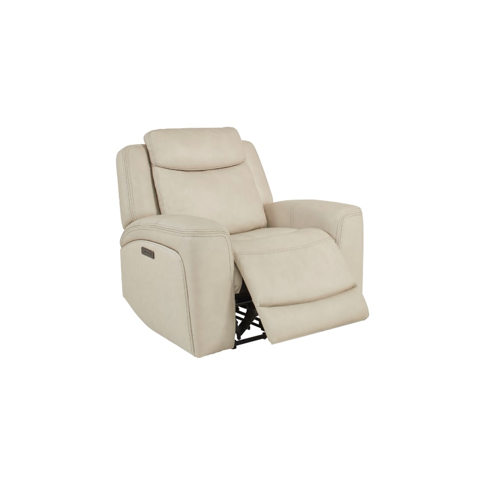 davidson platinum power leather recliner   