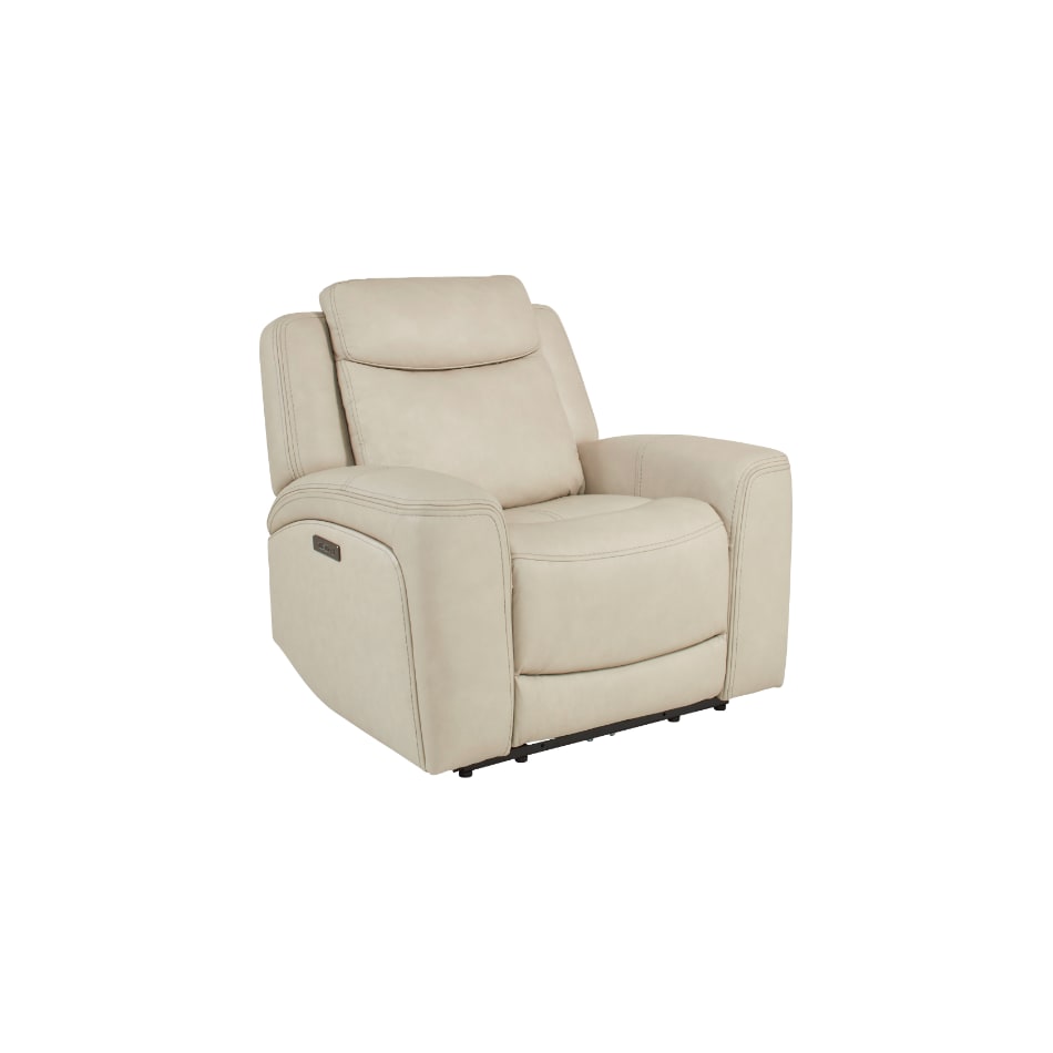 davidson platinum power leather recliner   