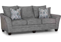 davina dark gray sofa   