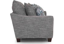 davina dark gray sofa   