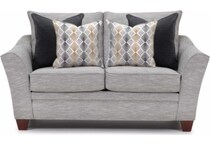 davina grey loveseat   