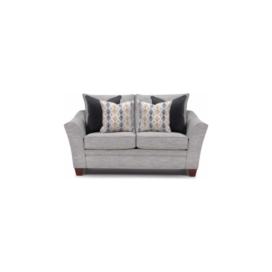 davina grey loveseat   