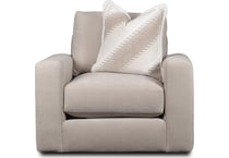 dawkins fabric beige chair   