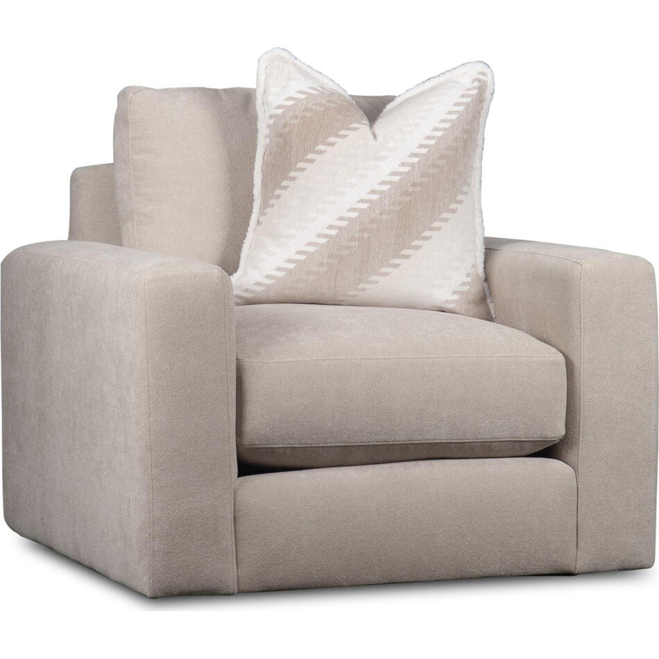 dawkins fabric beige chair   