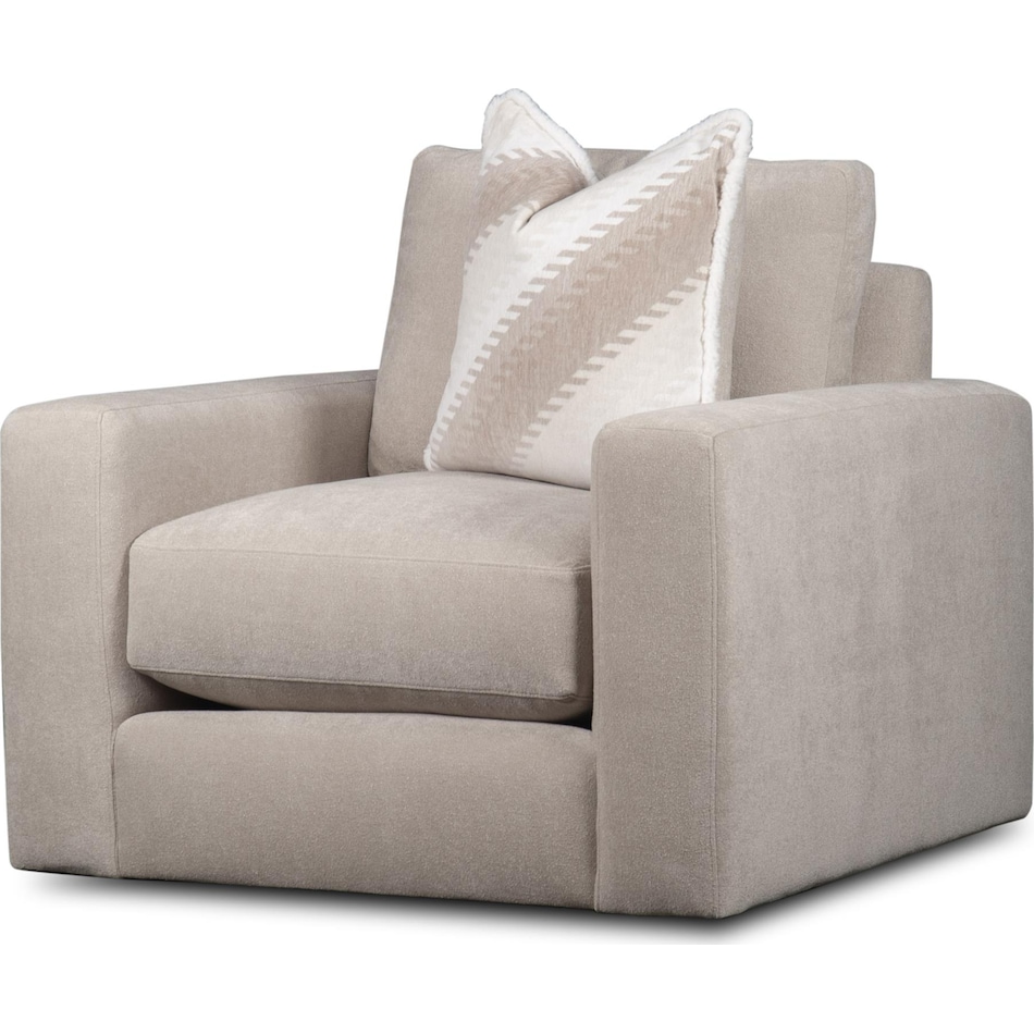 dawkins fabric beige chair   