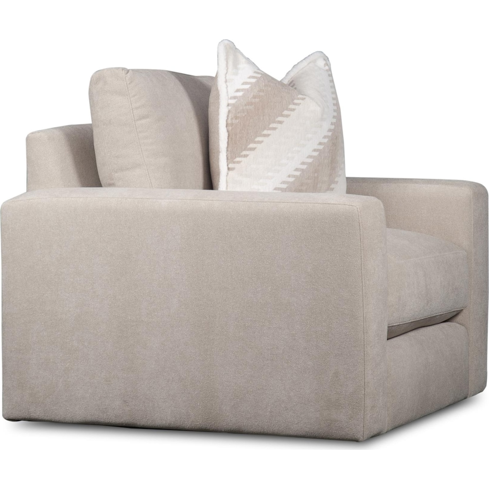 dawkins fabric beige chair   