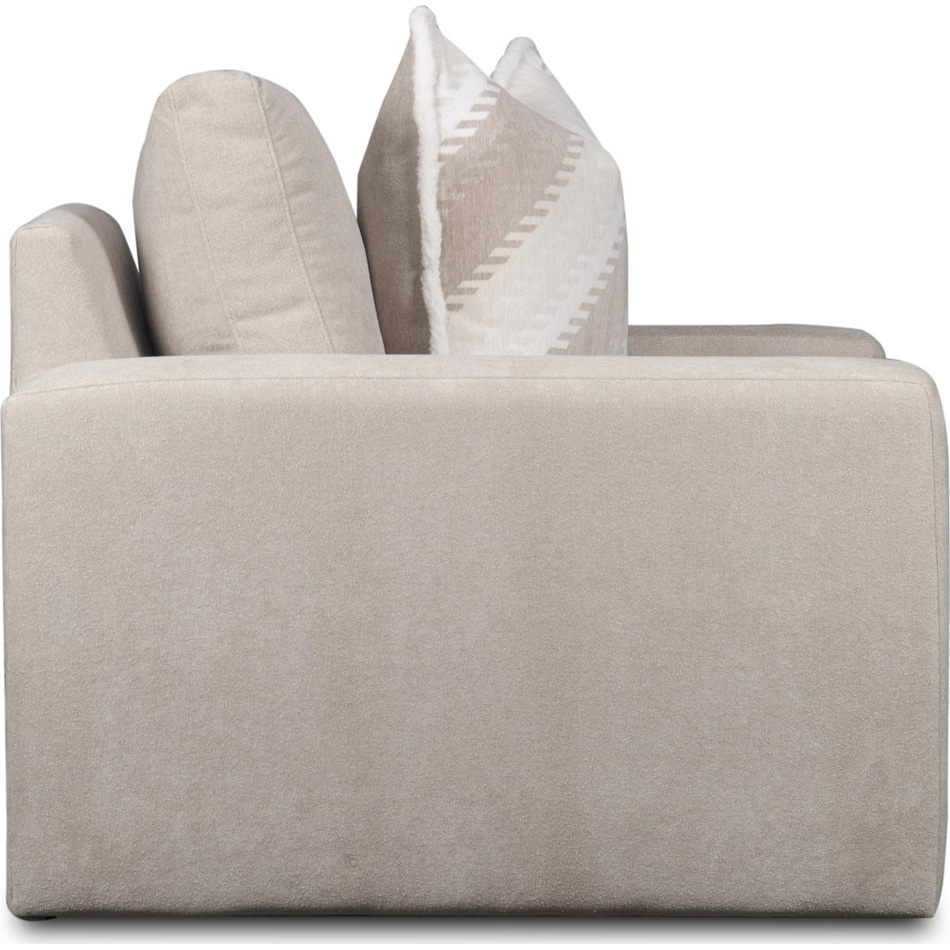 dawkins fabric beige chair   