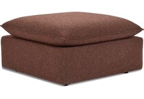 dayton brown ottoman   