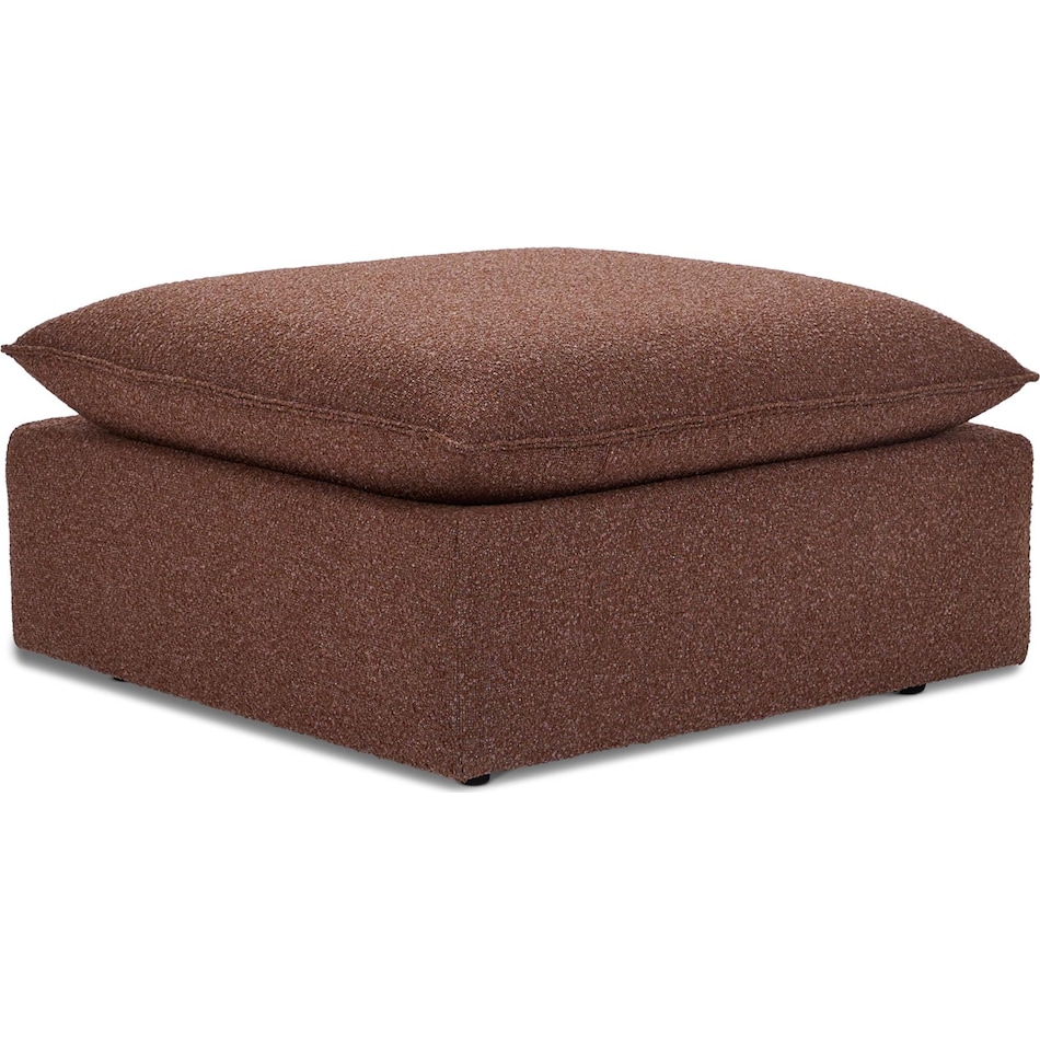 dayton brown ottoman   