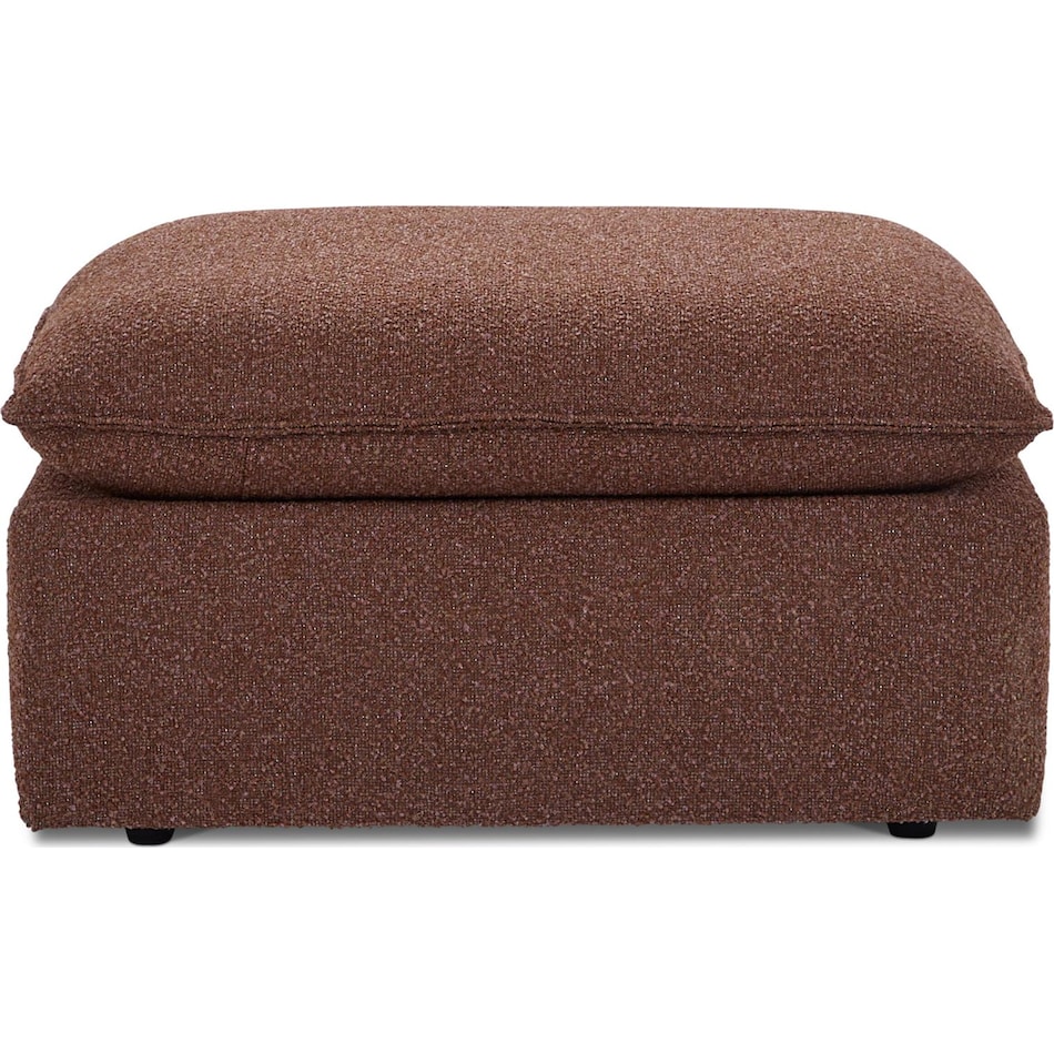 dayton brown ottoman   