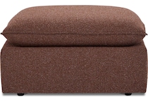 dayton brown ottoman   