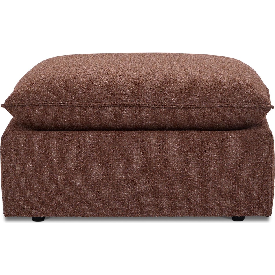 dayton brown ottoman   