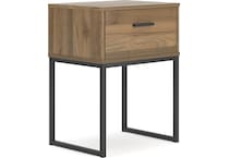 deanlow honey nightstand   