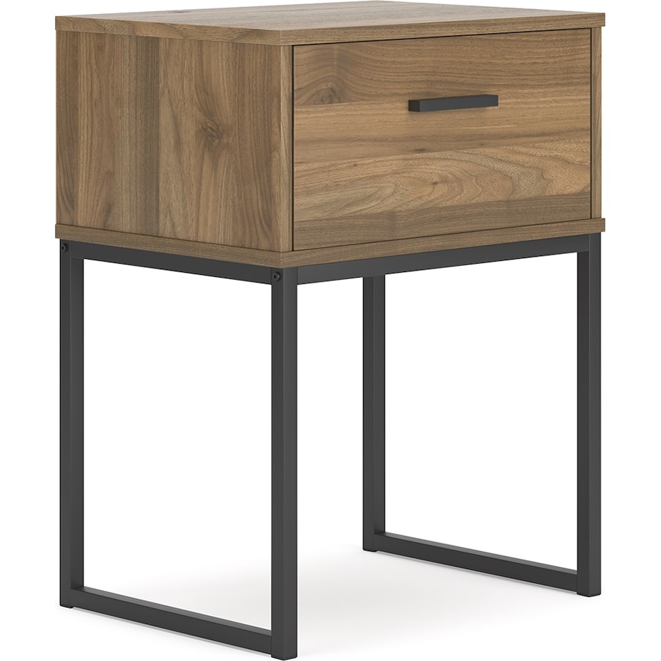 deanlow honey nightstand   