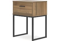 deanlow honey nightstand   