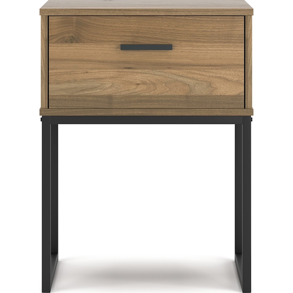 deanlow honey nightstand   