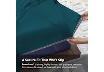 deep teal sheets   