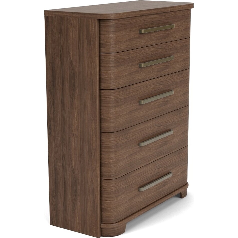 delling nouveau walnut chest   