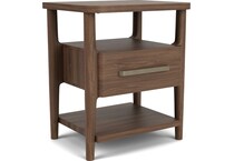 delling nouveau walnut nightstand   