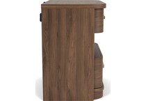 delling nouveau walnut nightstand   