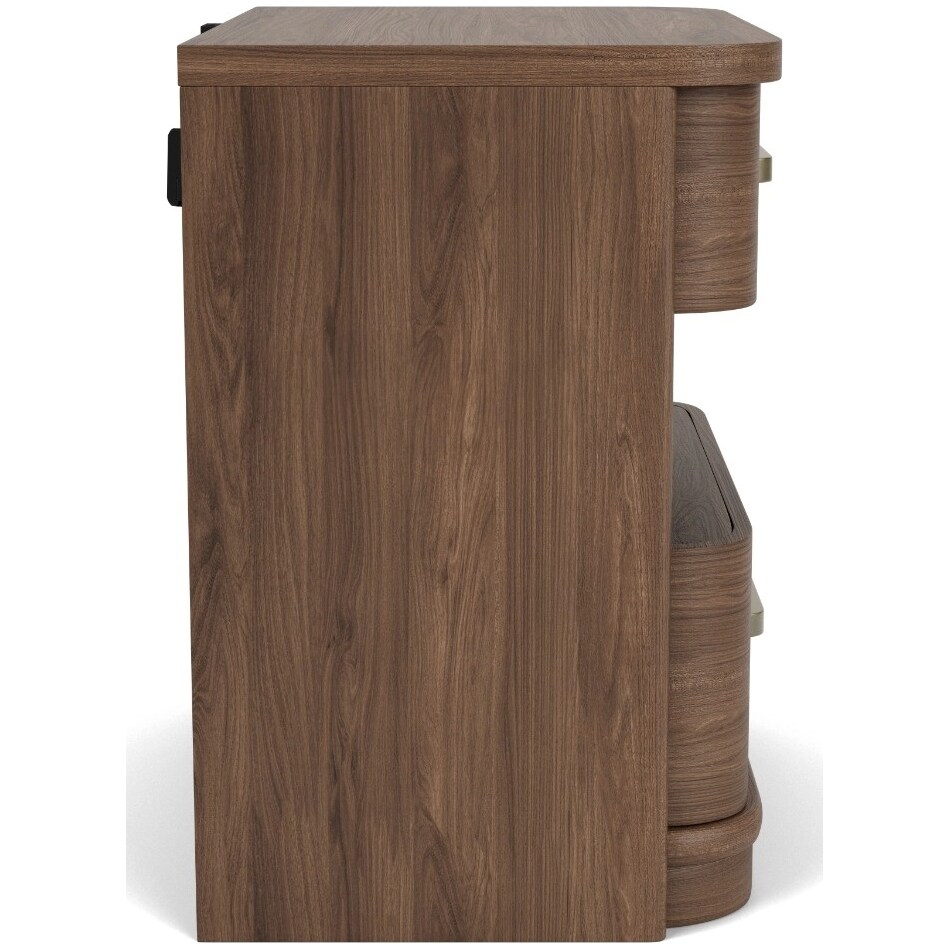delling nouveau walnut nightstand   