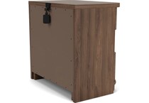 delling nouveau walnut nightstand   