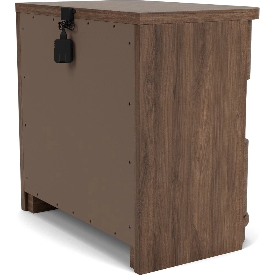 delling nouveau walnut nightstand   