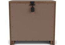 delling nouveau walnut nightstand   