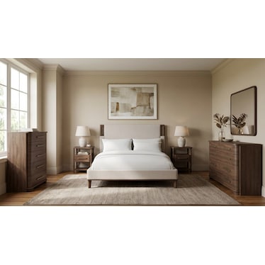 DELLING UPHOLSTERED BED