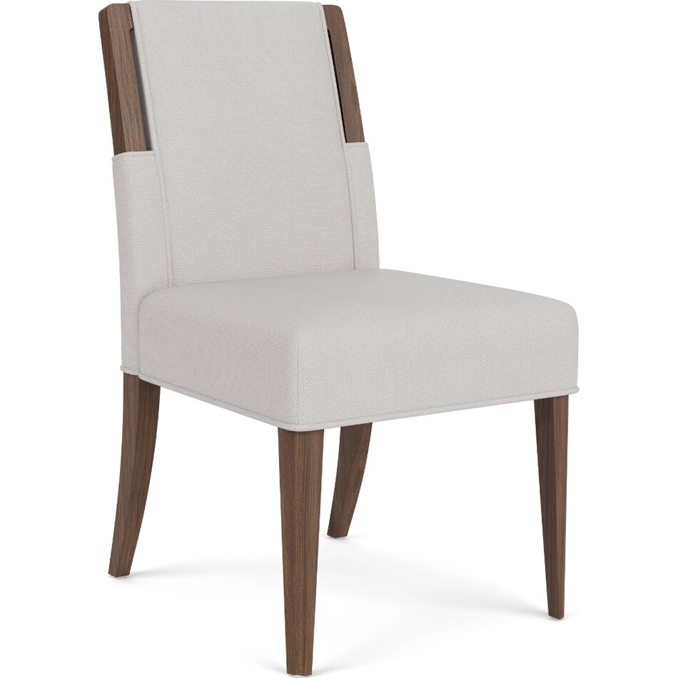 delling nouveau walnut side chair   