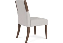 delling nouveau walnut side chair   