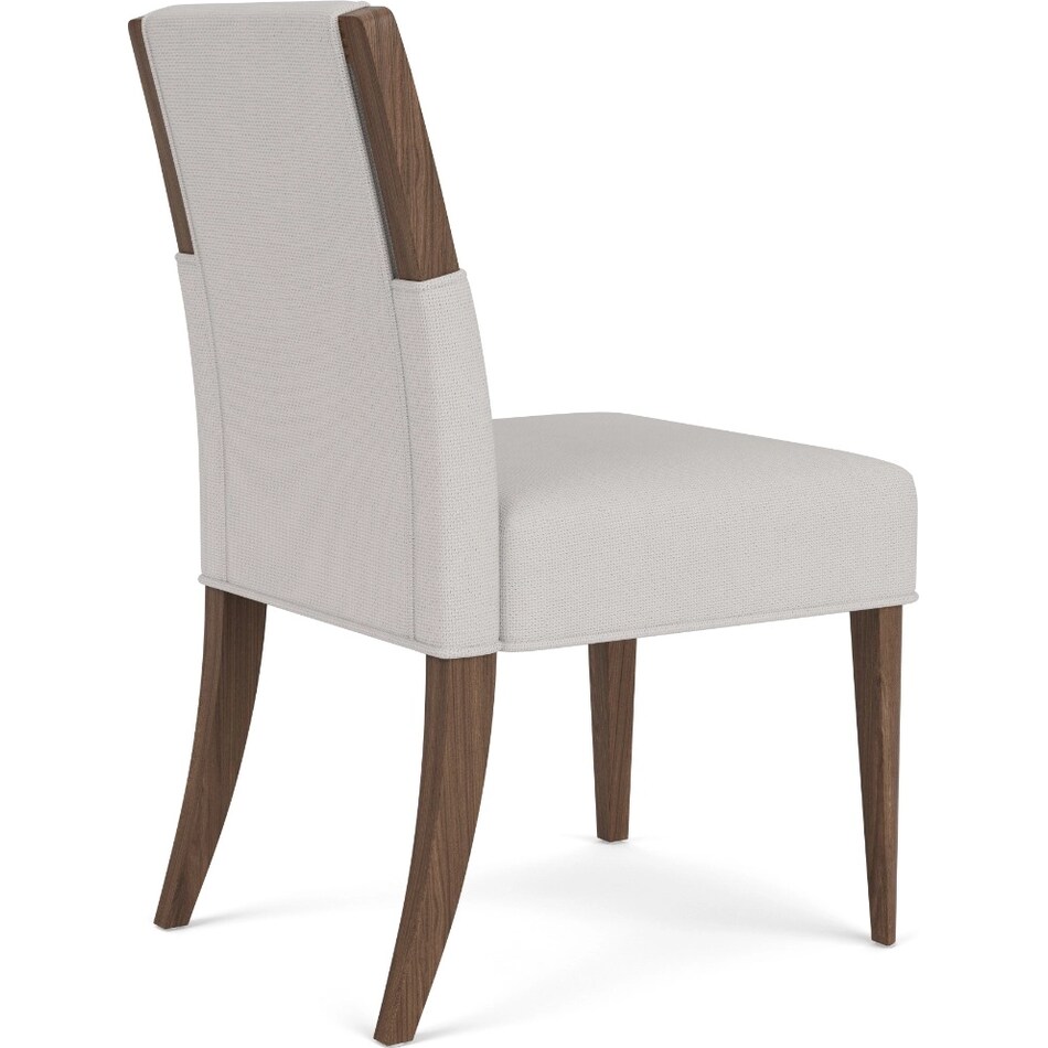delling nouveau walnut side chair   