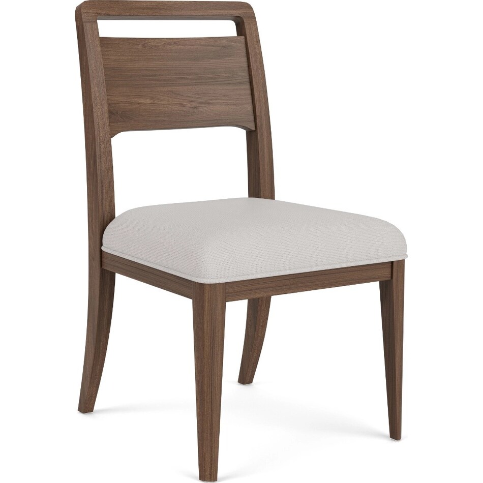 delling nouveau walnut side chair   