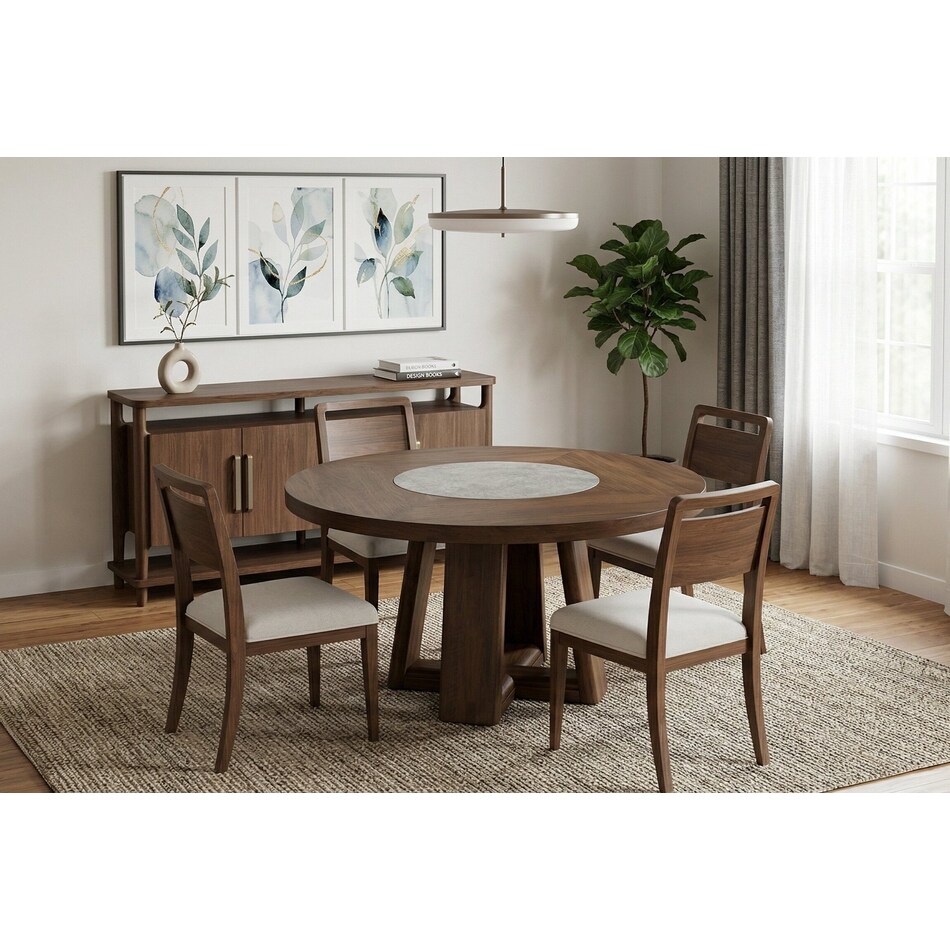 delling nouveau walnut side chair   