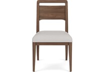 delling nouveau walnut side chair   