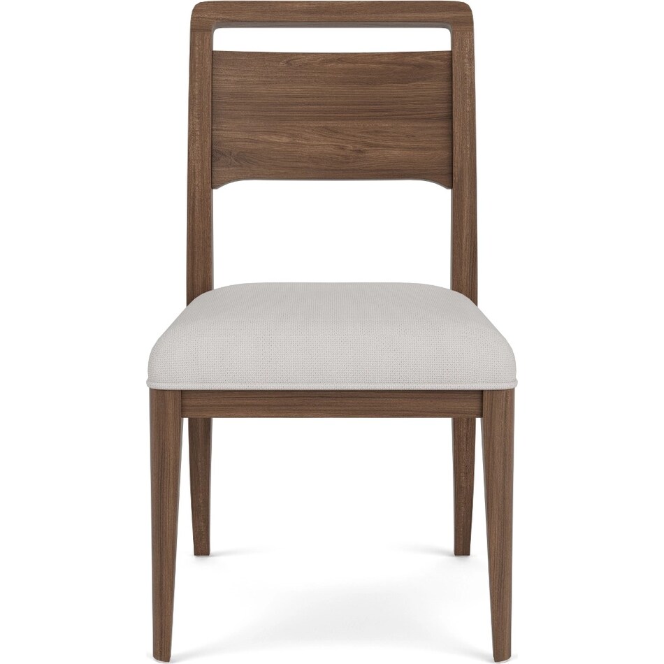 delling nouveau walnut side chair   