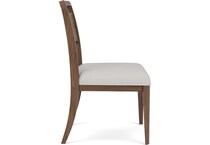 delling nouveau walnut side chair   