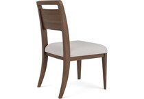 delling nouveau walnut side chair   