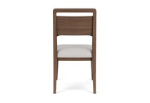 delling nouveau walnut side chair   